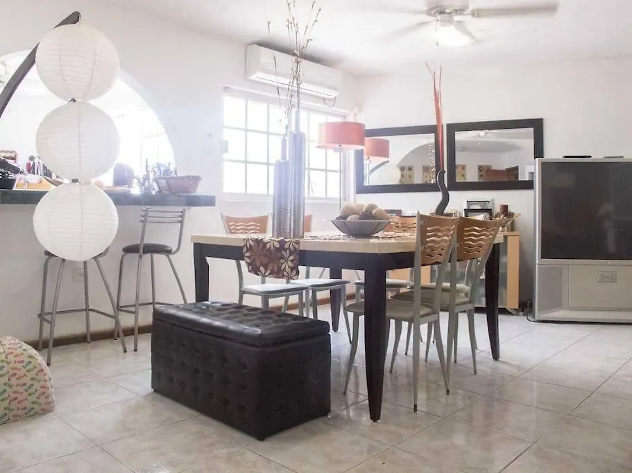Casa Vacacional Para 6 Huespedes Villa Cancun